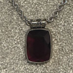 Sterling Silver Artisan Pendant Necklace